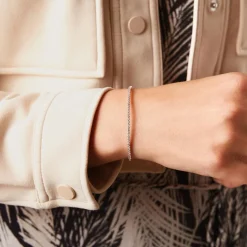 Armreif für Damen aus Roségold mit Diamanten BDB0023-RSL