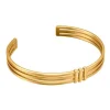 Armreif Jace aus vergoldetem Edelstahl ESBA00172200