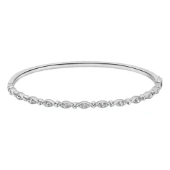 Armreif mit lab grown Diamanten, Weißgold oder Platin BDB0022LG-WSL