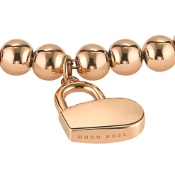 Beads Collection Gravurarmband aus Edelstahl, rosé 1580076