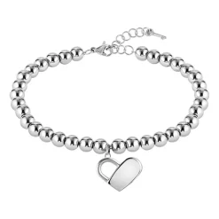 Beads Collection Gravurarmband aus Edelstahl für Damen 1580075
