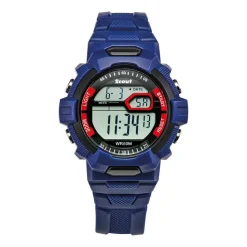 Blaue Digitaluhr aus Kunststoff für Kinder 280308001