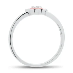 Blütenring Sterlingsilber Zirkonia Gravuroption SR0418SL