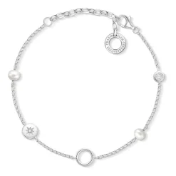 Charm Armband aus 925er Silber mit Perlen X0273-167-14-L19v
