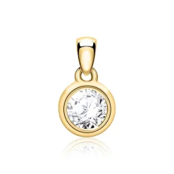Damen Anhänger aus 14K Gold mit Diamant BDP0033Di030-14KGSL