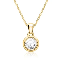 Damen Anhänger aus 14K Gold mit Diamant BDP0033Di030-14KGSL