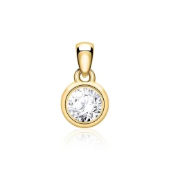 Damen Anhänger aus 14K Gold mit Diamant BDP0033Di015-14KGSL