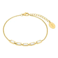 Damen Armband aus vergoldetem 925er Silber, Zirkonia 2029365