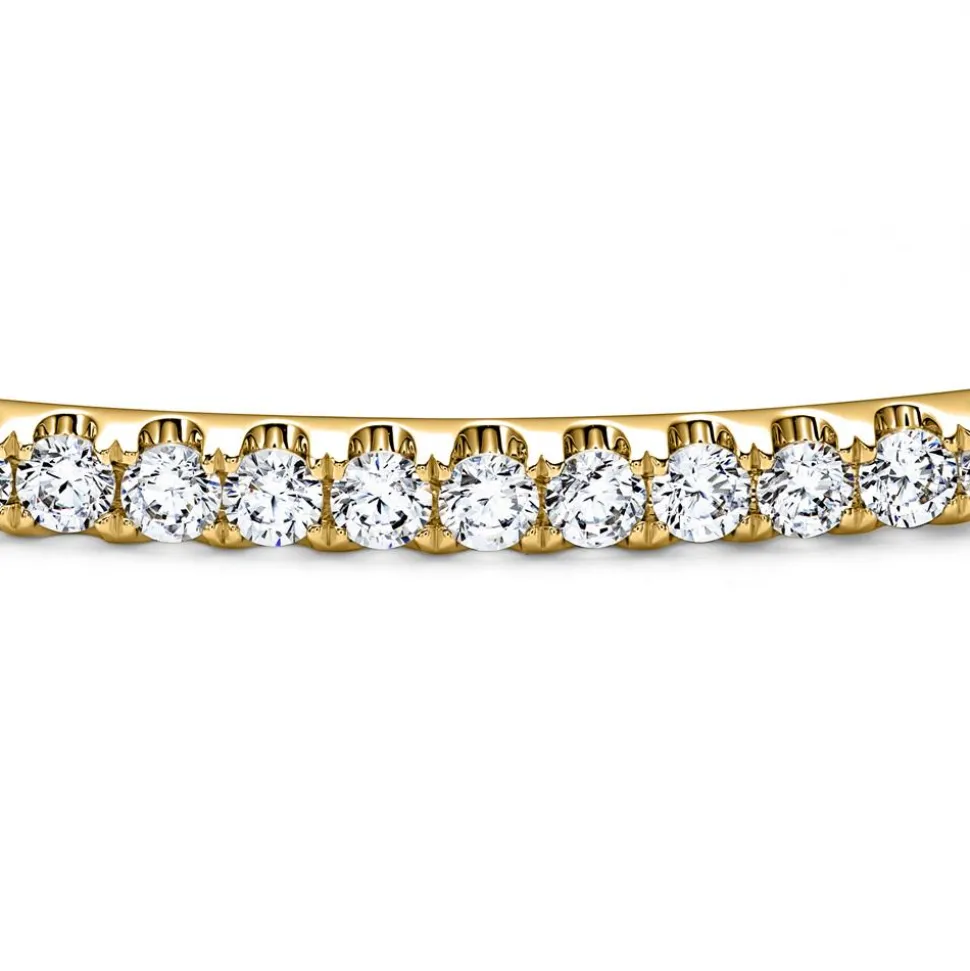 Damen Armreif aus Gold mit Diamanten BDB0028-GSL