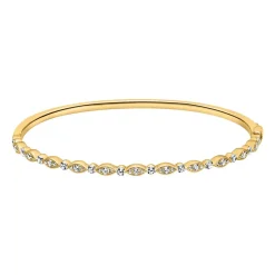 Damen Armreif aus Gold mit 45 Diamanten BDB0022-GSL