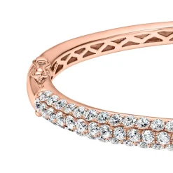 Damen Armreif mit lab grown Diamanten aus Roségold BDB0024LG-RSL