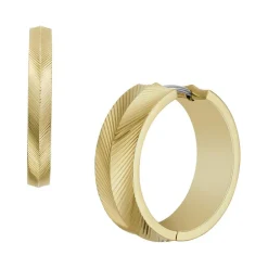 Damen Creolen Harlow aus Edelstahl, IP Gold JF04537710