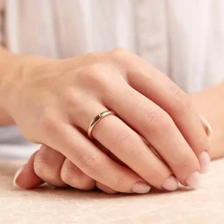 Damen Edelstahlring rosévergoldet Steinbesatz R9207czSL