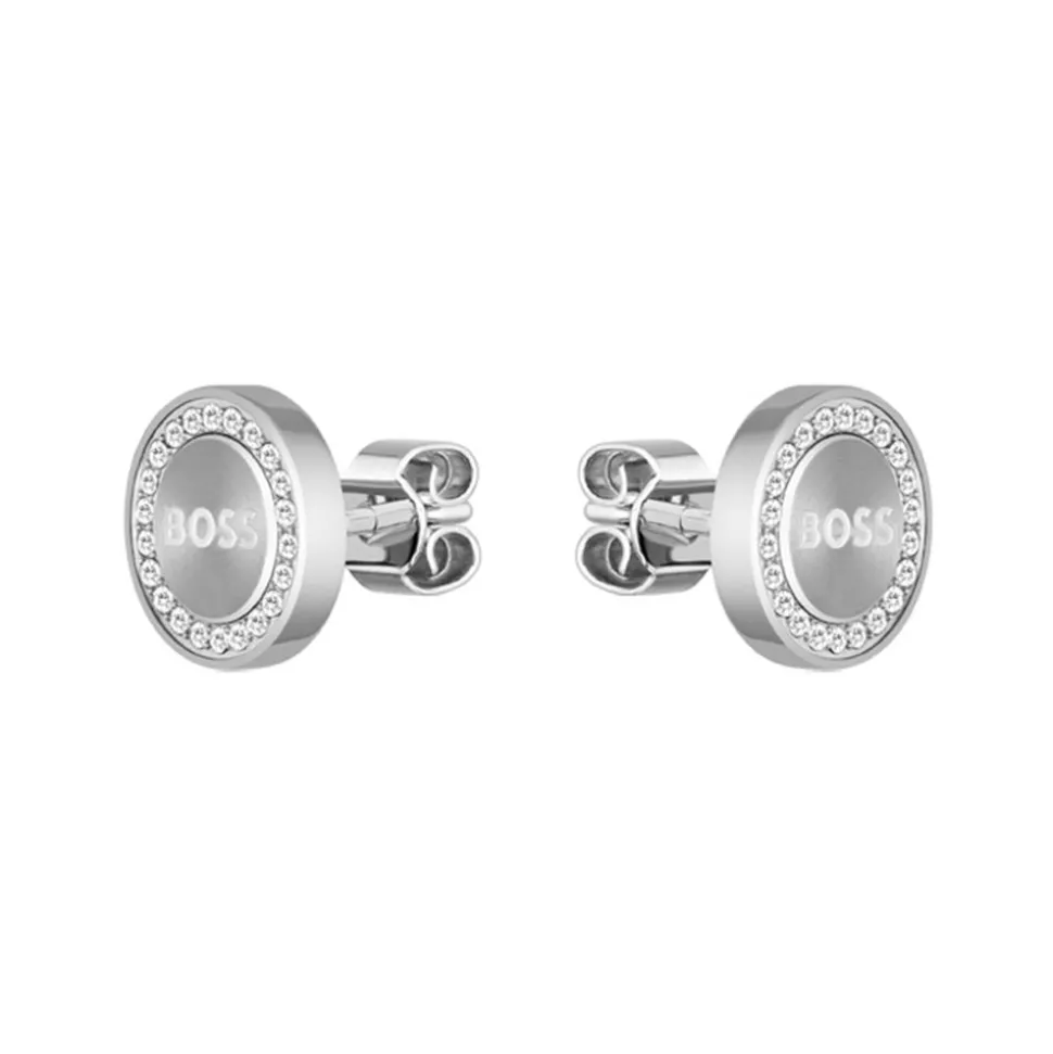 Damen Ohrstecker Iona aus Edelstahl mit Kristallen 1580558