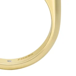 Damen Siegelring Heritage D-Link aus Edelstahl, IP Gold JF04585710