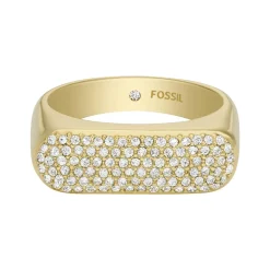 Damen Siegelring Heritage D-Link aus Edelstahl, IP Gold JF04585710