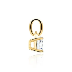 Damenanhänger aus 14-karätigem Gold mit Diamant BDP0035Di010-14KGSL