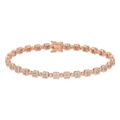 Damenarmband aus Roségold mit Diamanten BDB0019-RSL