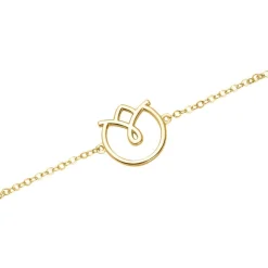 Damenarmband aus vergoldetem Sterlingsilber LSB0027-G