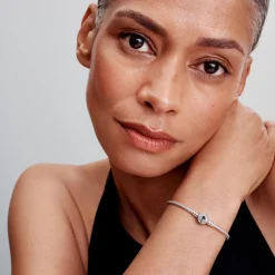 Damenarmband Moments Polarstern, 925er Silber, Zirkonia 593584C01