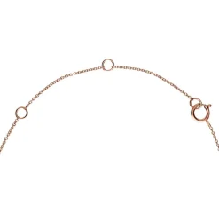 Damenkette aus 14-karätigem Roségold mit Diamanten BDN0007-14KR