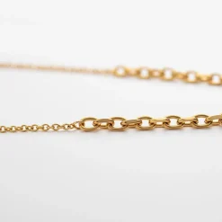 Damenkette Treasure aus vergoldetem Edelstahl PH003831