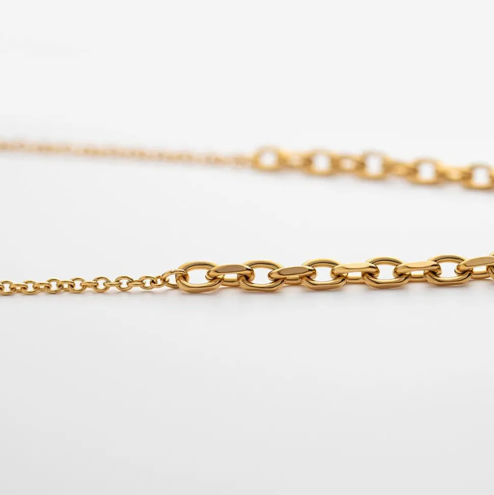 Damenkette Treasure aus vergoldetem Edelstahl PH003831