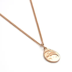 Damenkette Treasure Ocean Drop aus Edelstahl, rosé PH-JE-0139