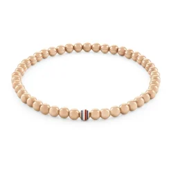 Damen-Kugelarmband aus rosévergoldetem Edelstahl 2780939