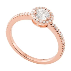 Damenring aus 925er Silber mit Zirkonia, IP Rosé MKC1346AN791