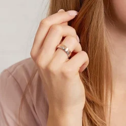 Damenring aus 925er Silber rosévergoldet mit Zirkonia R8590czSL