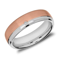 Damenring aus 925er Silber rosévergoldet mit Zirkonia R8590czSL