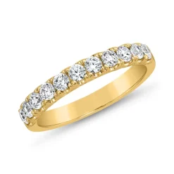 Damenring aus Gelbgold mit Brillanten, lab-grown BDR0047LG-GSL