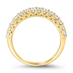 Damenring aus Gelbgold mit laborgezüchteten Diamanten BDR0050LG-GSL