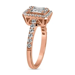 Damenring aus Roségold mit Diamanten BDR0044-RSL