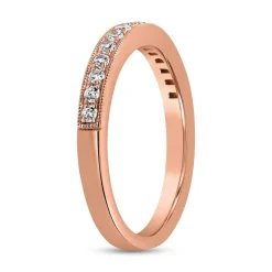 Damenring aus Roségold mit Diamanten BDR0057-RSL