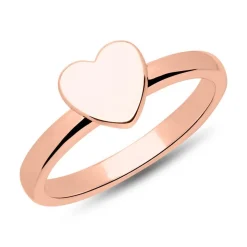 Damenring Herz 925er Silber rosévergoldet SR0423SL