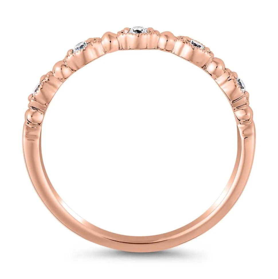 Damenring mit Brillanten aus Roségold BDR0113-RSL