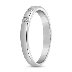 Damenring mit Diamanten aus Platin oder Weißgold BDR0124-WSL