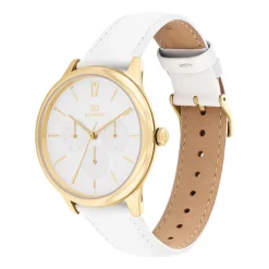 Damenuhr Layla aus vergoldetem Edelstahl und Leder 1782454