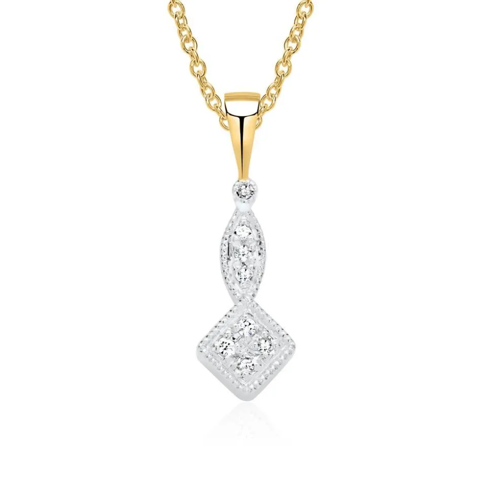 Diamant Anhänger aus 14-karätigem Gold DP0204SL