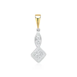 Diamant Anhänger aus 14-karätigem Gold DP0204SL