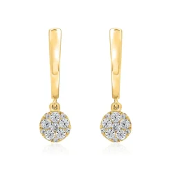 Diamant Ohrringe für Damen aus Gold BDE0047-GSL