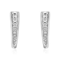 Diamant Ohrstecker für Damen aus Weißgold oder Platin BDE0064-WSL