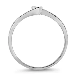 Diamantbesetzter Ring aus 950er Platin VR0511-PTSL
