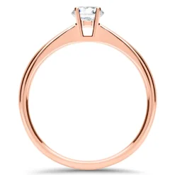 Diamantring 0,25 ct. aus 14-karätigem Roségold VR0353-LSL
