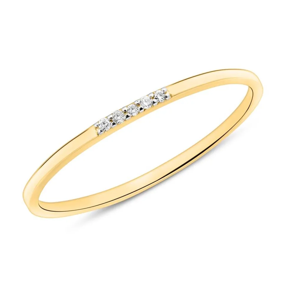 Diamantring aus 585er Gold DR0497-G