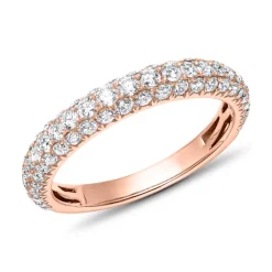 Diamantring aus 750er Roségold, ca. 1,01 ct. DR0539-18KR