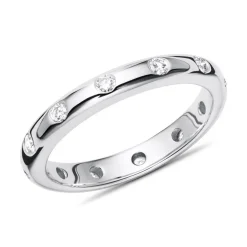 Diamantring aus 750er Weißgold, ca. 0,28 ct. DR0531-18KW