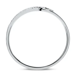Diamantring aus 14-karätigem Weißgold DR0431
